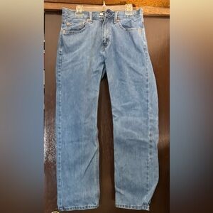 Levi's 505 Men's Straight Light Blue Denim Jeans